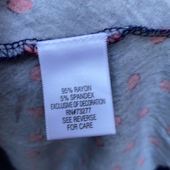 Elle Dotted Top sz. M - Picture 2 of 2